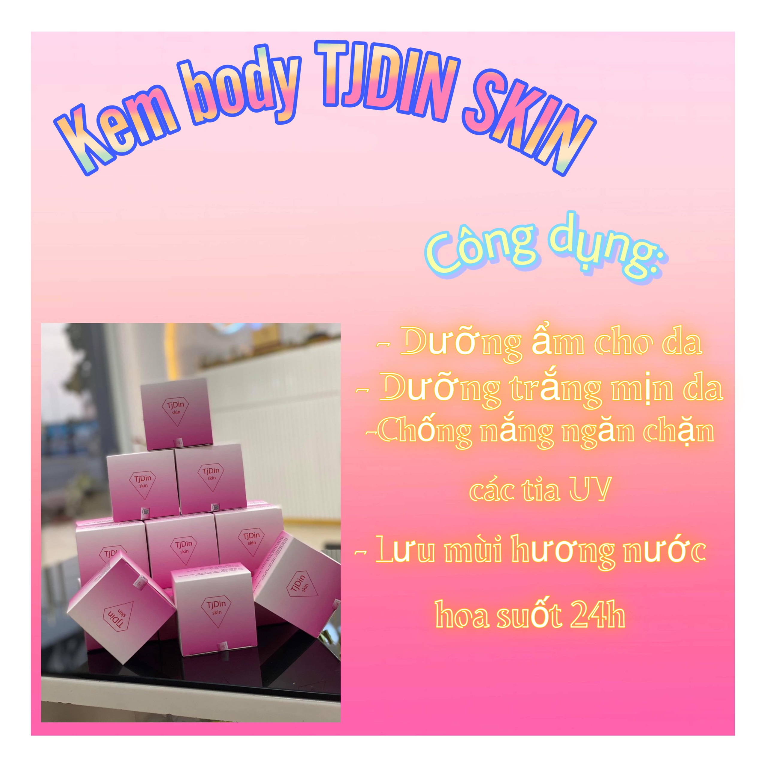 Kem body Dưỡng trắng, chống nắng