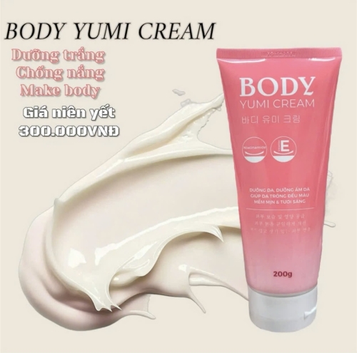 Kem body yumi cream